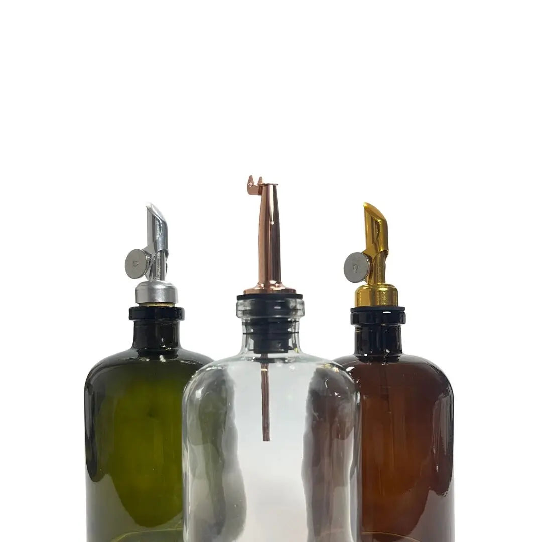 16Oz Glass Bottle with Weighted Pour Spout