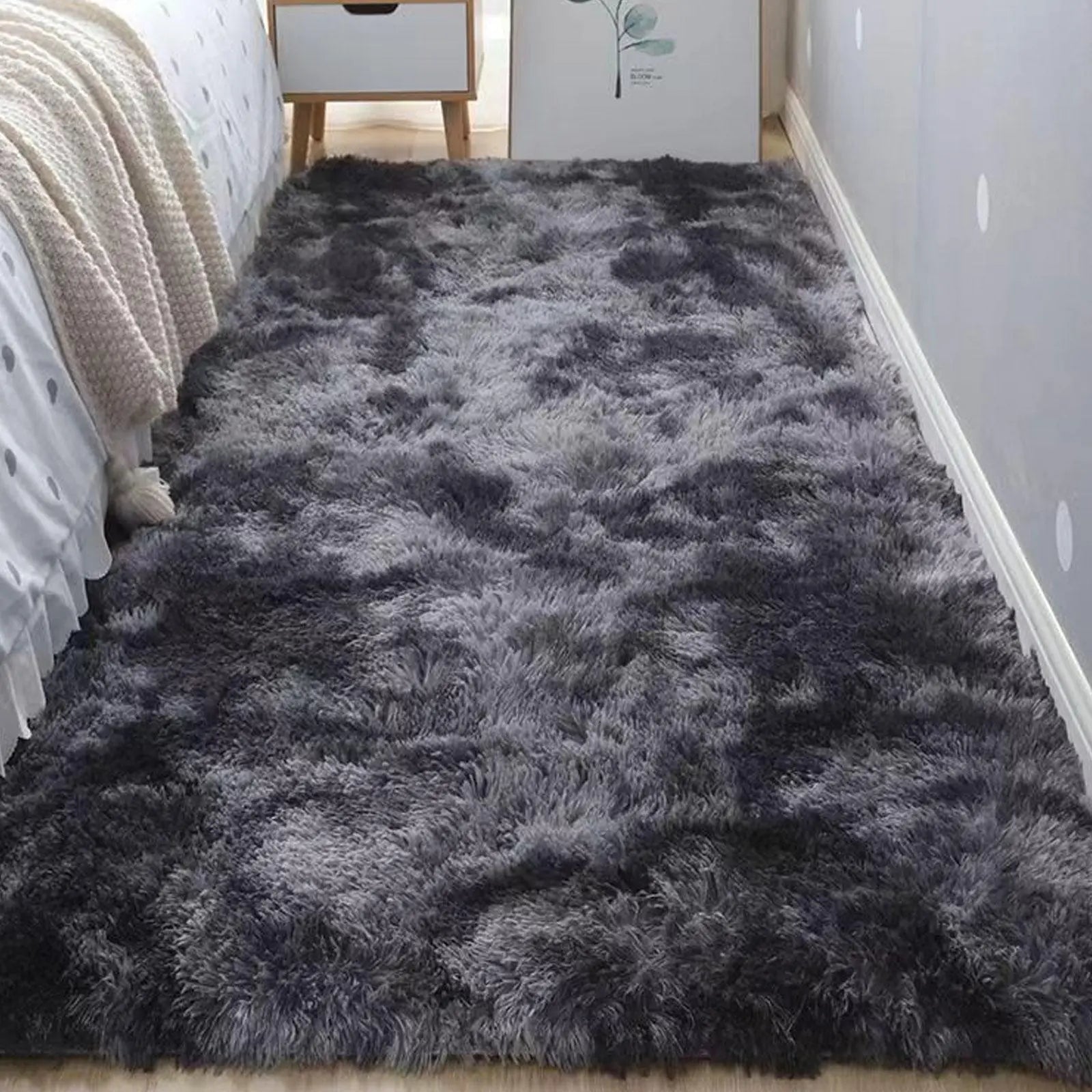 Nordic Style Home Decorative Rug, Soft Area Rug for Bedroom or Window Seat, Long Wool Floor Mat with Simple Design, Full-Coverage Rug for Living Room, Girl'S Room Decor #GLOBAL PICKS