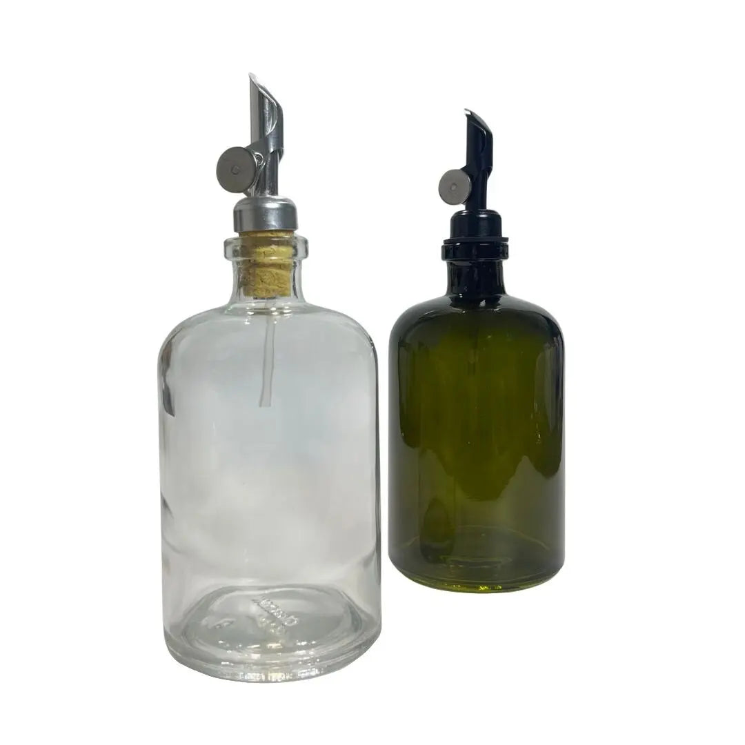 16Oz Glass Bottle with Weighted Pour Spout
