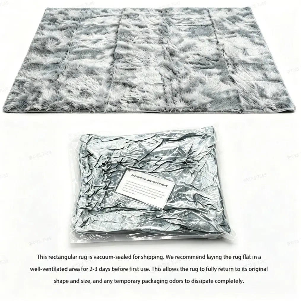 Nordic Style Home Decorative Rug, Soft Area Rug for Bedroom or Window Seat, Long Wool Floor Mat with Simple Design, Full-Coverage Rug for Living Room, Girl'S Room Decor #GLOBAL PICKS
