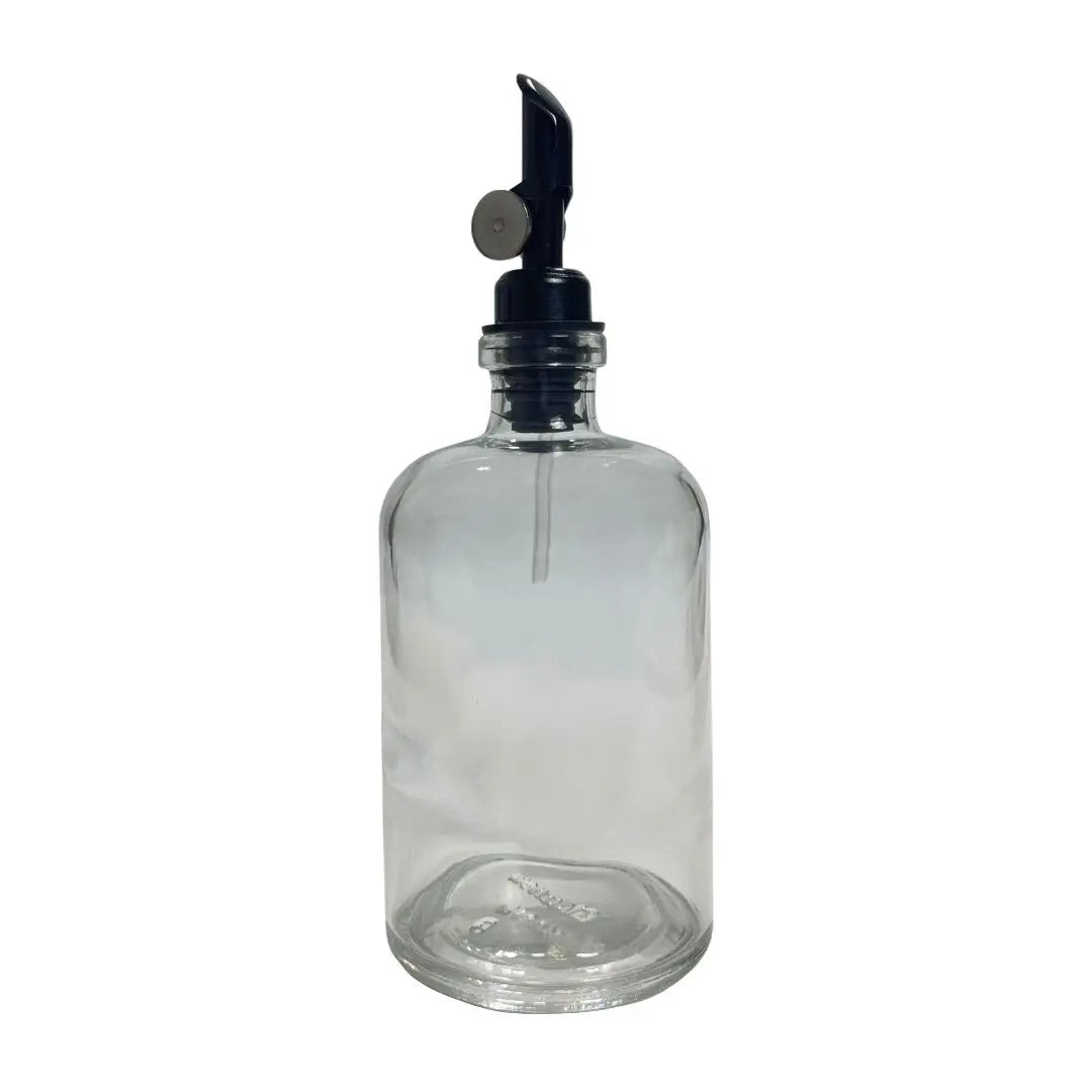 16Oz Glass Bottle with Weighted Pour Spout