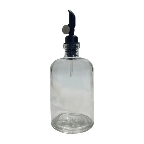 16Oz Glass Bottle with Weighted Pour Spout