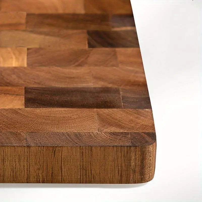 Wooden Cutting Board, Wooden Chopping Board, Cooking Cutting Board, Food Cutting Board, Durable Butcher Block for Meat, Cheese, Fruit and Vegetables, Charcuterie Board for Meal Prep and Serving at Home Dining Room