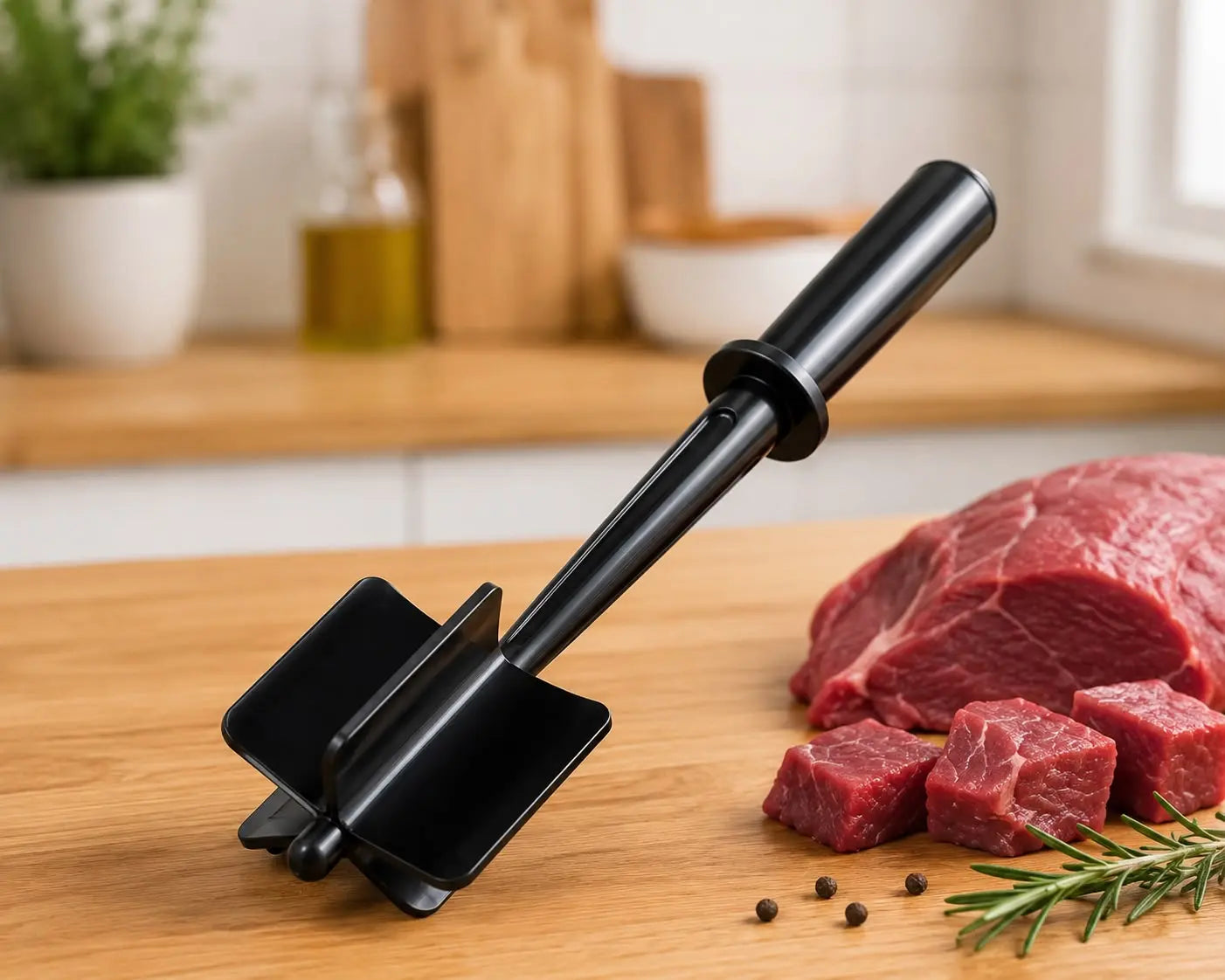 Premium Meat Chopper Kitchen Tool | Non-Stick Ground Beef Masher & Hamburger Mixer